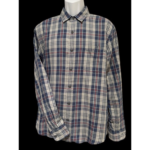 Faherty Other - Faherty Mens Shirt Blue Plaid Organic Cotton Breathable Lightweight‎ Classic L